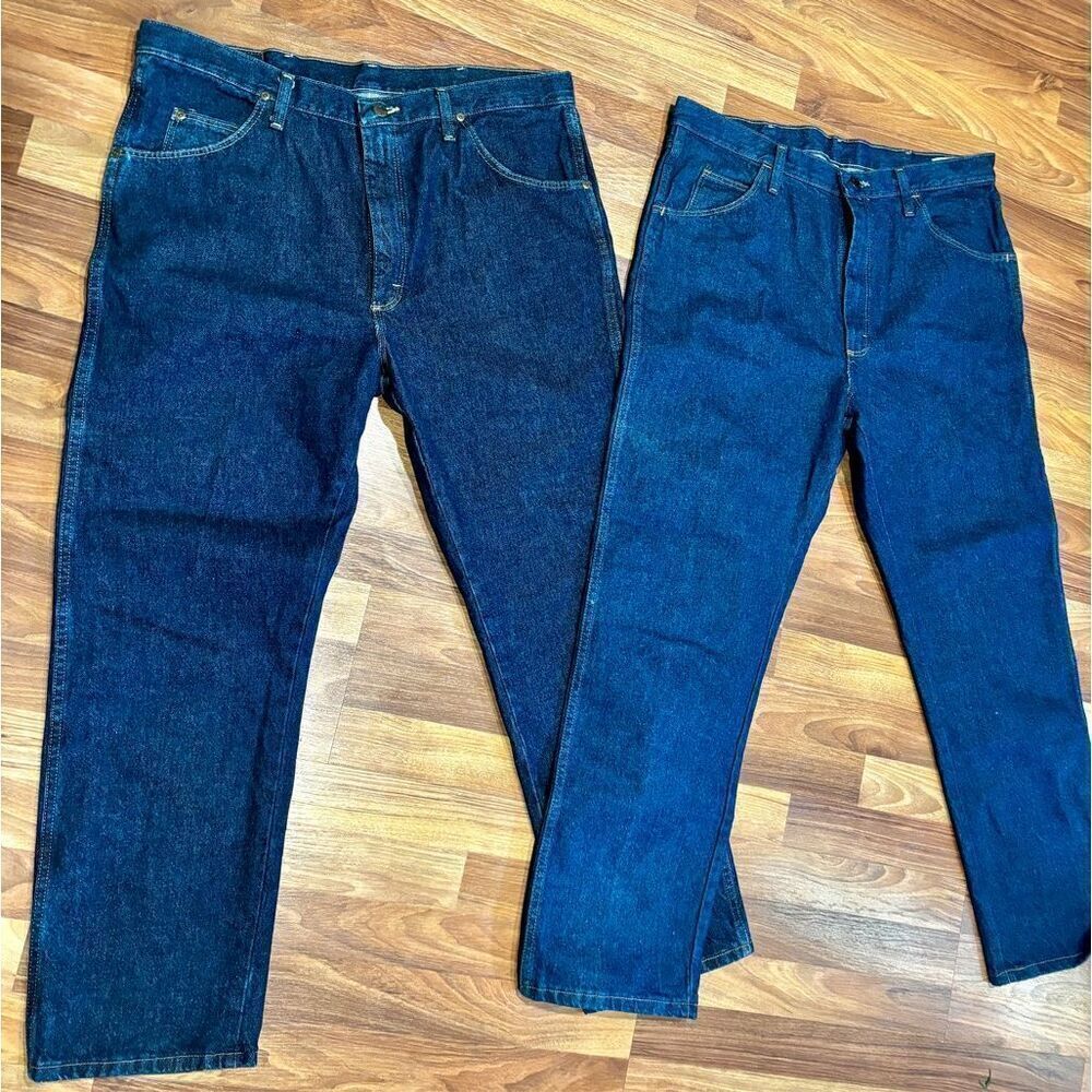 2 Pair Denim Jeans 38x30